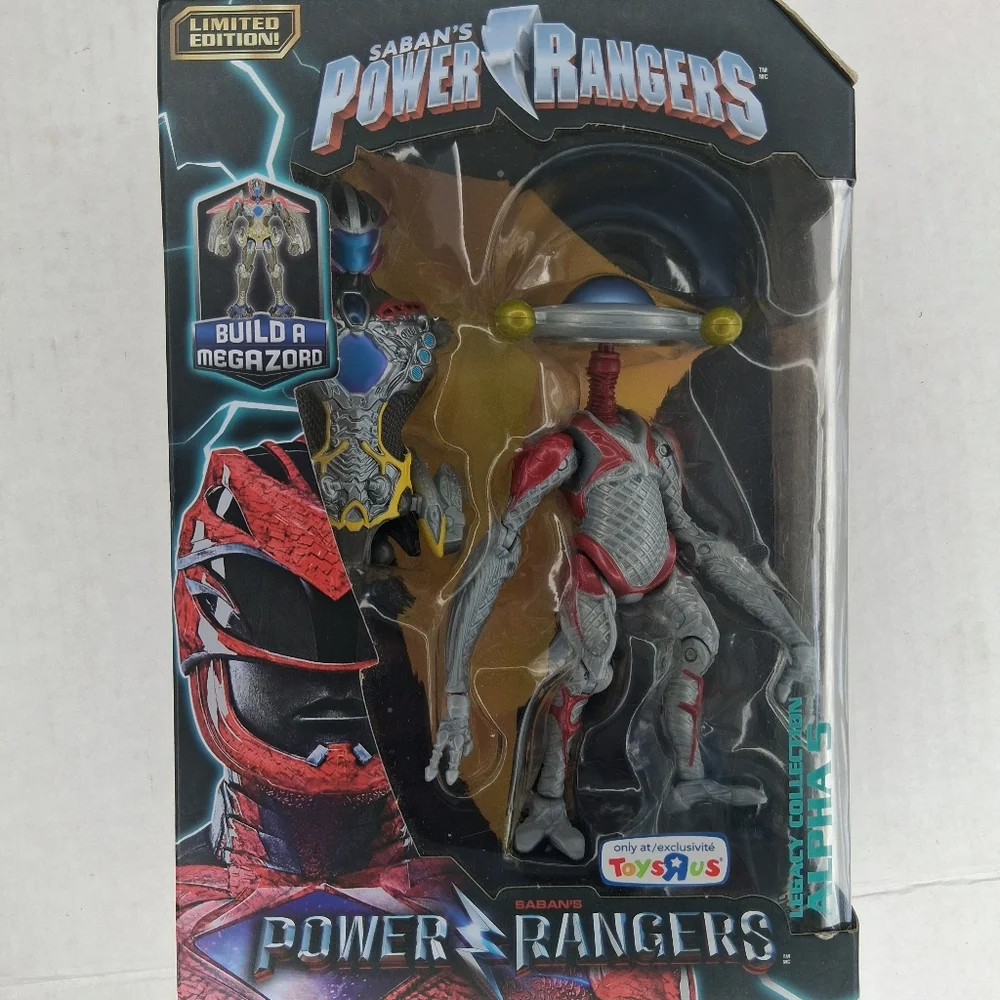 Limited Edition Saban's Power Rangers Build A Megazord Legacy Alpha 5 Figure - Picture 4 of 4